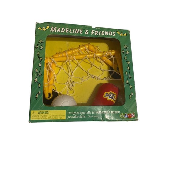 Eden Other - Vintage Madeline & Friends Accessories Goal Duffle‎ Bag Soccer Ball Water Bottle